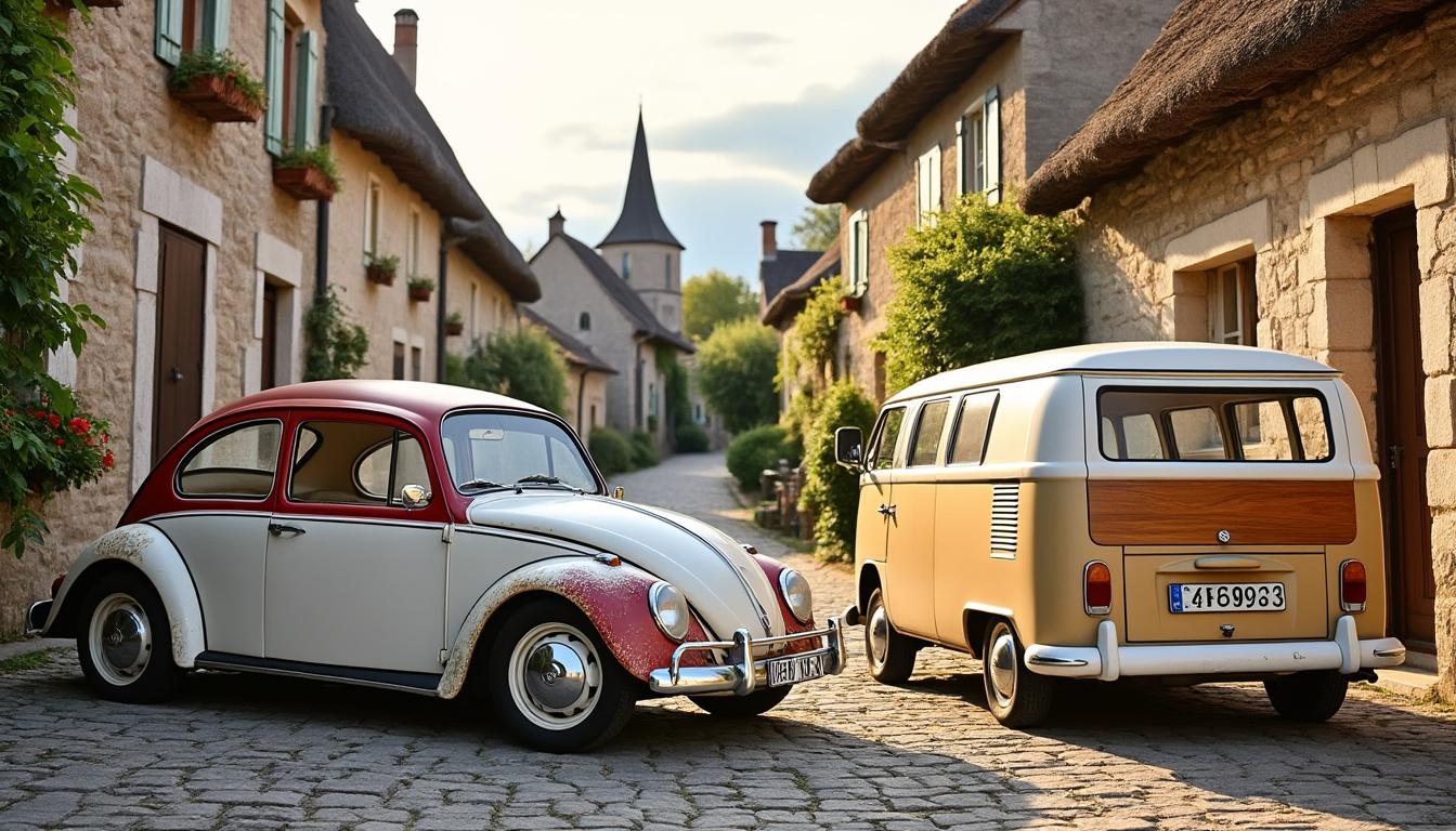 découvrez l’histoire d’un passionné de volkswagen près de clisson, qui parcourt la région à bord de sa coccinelle ou de son combi mythique.