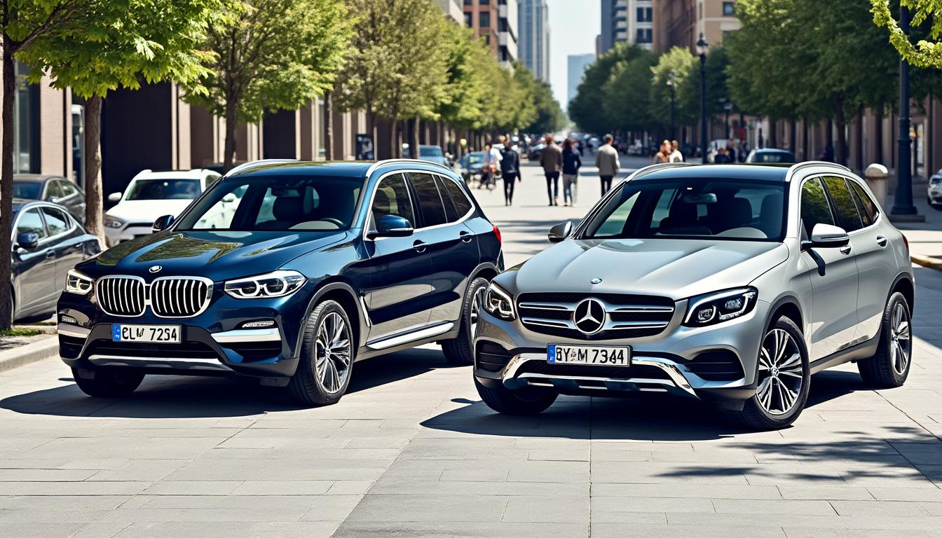 découvrez le face-à-face captivant entre le bmw x3 et le mercedes glc, deux suv alliant performance, confort et élégance. comparez leurs caractéristiques, technologies et designs pour choisir le véhicule qui correspond le mieux à vos attentes.