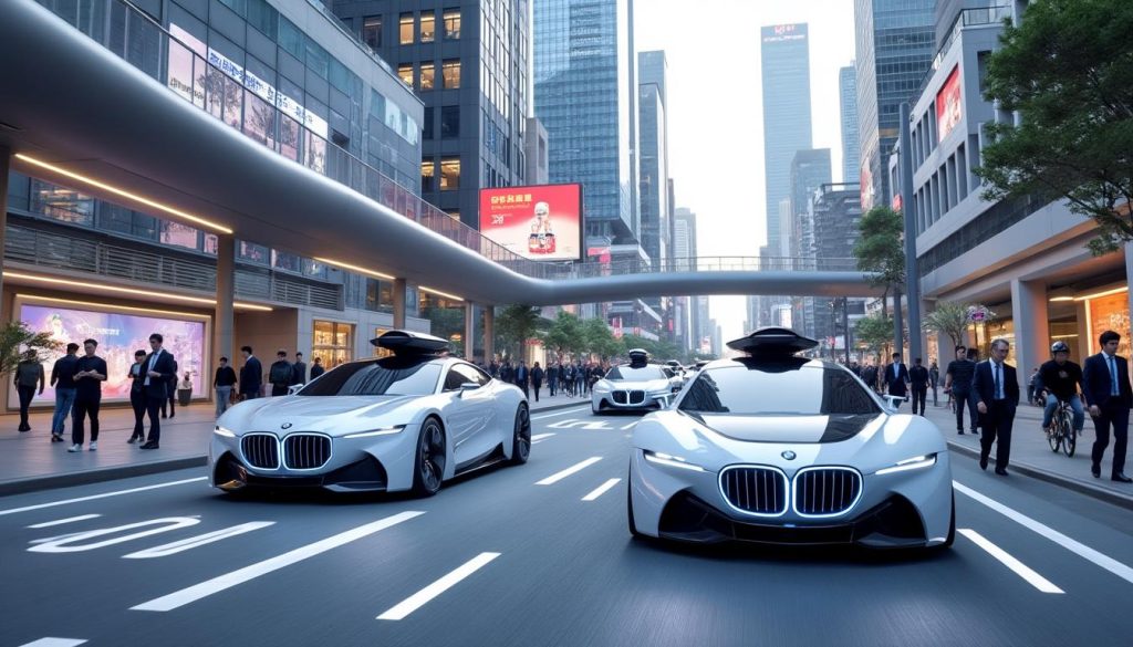 découvrez comment bmw et mercedes mènent la course dans le domaine de la conduite autonome, tandis que les constructeurs chinois s'apprêtent à bouleverser le marché avec leurs propres innovations.