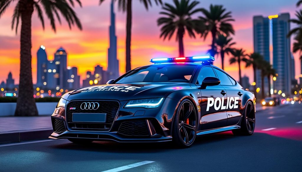 découvrez comment l'audi rs7 performance rejoint la flotte d'élite de la police de dubaï, alliant puissance, technologie et prestige pour assurer la sécurité dans l'une des villes les plus dynamiques du monde.
