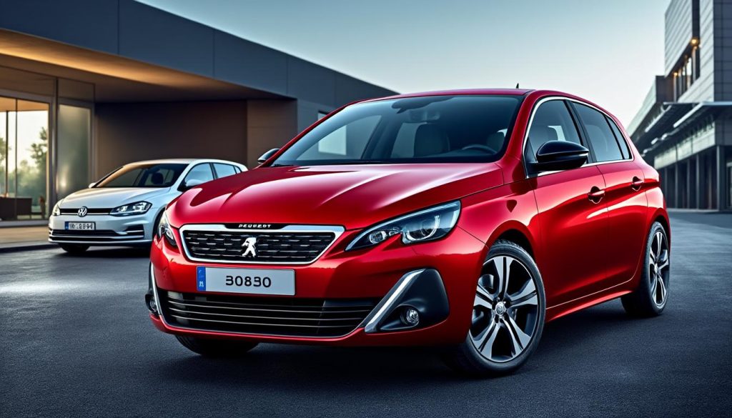 découvrez la nouvelle peugeot 308, une berline au design audacieux et aux performances innovantes, prête à rivaliser avec la légendaire volkswagen golf. plongez dans les caractéristiques et les atouts de cette voiture qui attire tous les regards !