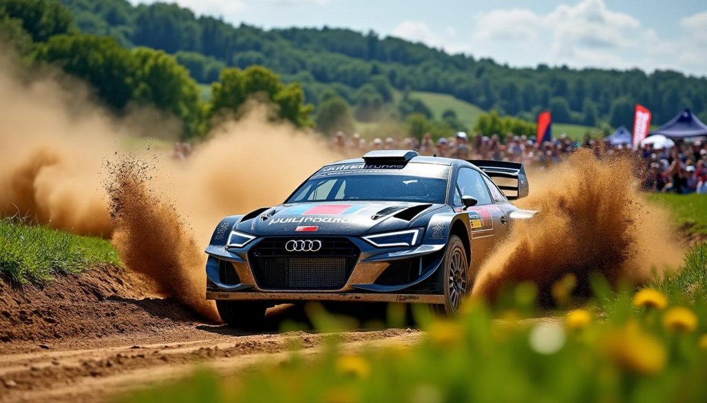 découvrez les premières impressions sensationnelles de damien meunier au volant de l'audi lors du rallycross de lohéac. plongez dans le récit exclusif de ses débuts sur ce circuit mythique !