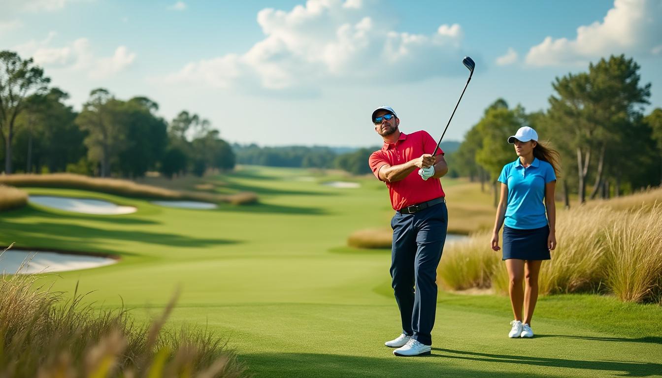 robert macintyre maintient son avance face à scottie scheffler lors du bmw championship à baltimore, montrant détermination et talent pour conserver la tête du classement.