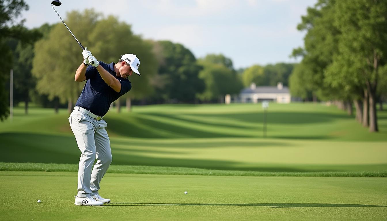 robert macintyre brille au bmw championship en prenant la tête, alors que scottie scheffler et rory mcilroy restent aux portes du top 10. résumé et principales performances du tournoi.