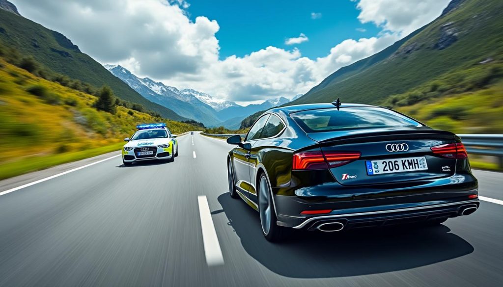 un touriste en vacances voit son séjour gâché après avoir été surpris à 206 km/h au volant de son audi sportive. découvrez les conséquences de cette infraction sur ses vacances et les leçons à tirer sur la conduite responsable.