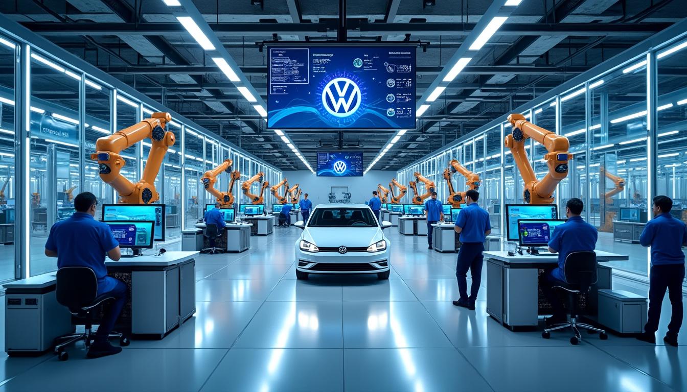 découvrez comment volkswagen utilise l'intelligence artificielle et le cloud pour révolutionner ses processus industriels, optimiser ses coûts de fabrication et renforcer sa compétitivité.