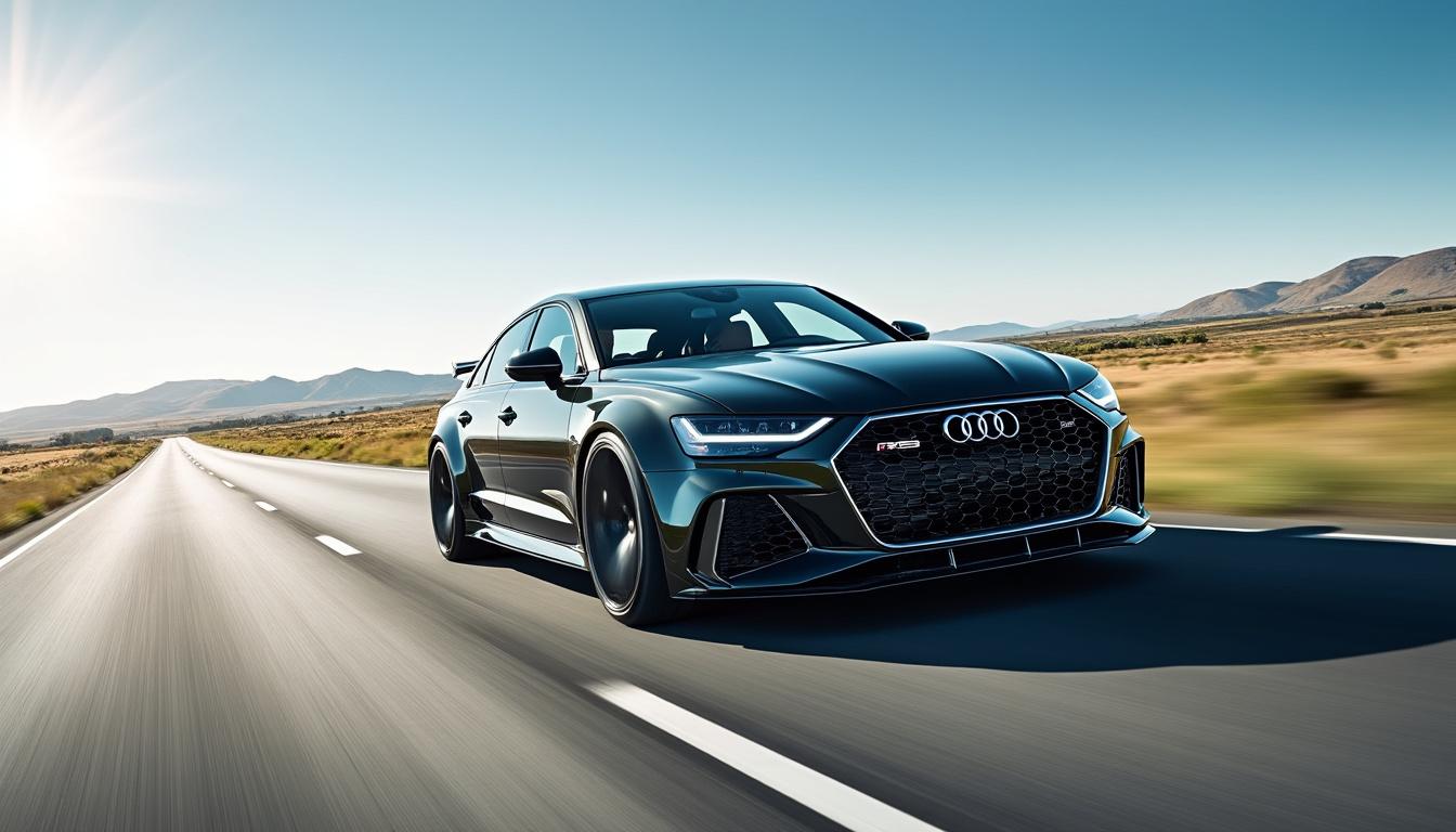 un conducteur d'audi rs6 surpris à plus de 280 km/h sur l'autoroute perd son sang-froid lorsqu'il est intercepté par les forces de l'ordre. découvrez cette scène spectaculaire et les conséquences de son excès de vitesse.