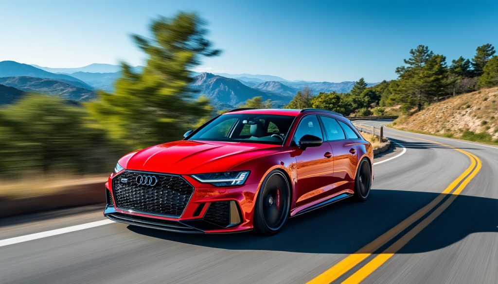 découvrez notre essai de l'audi rs6 gt : un concentré de performance et d'élégance sur route. analyse complète, sensations de conduite et innovations technologiques de ce modèle sportif d'exception.