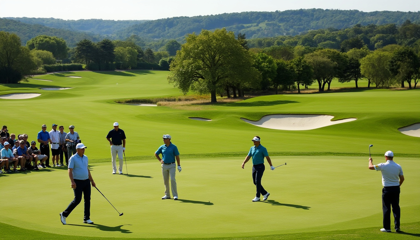 suivez la course effrénée du bmw pga championship : adrien saddier et alex noren dominent le leaderboard à surrey, offrant un suspense intense à la veille de la grande finale. résumé, enjeux et temps forts du tournoi de golf incontournable.