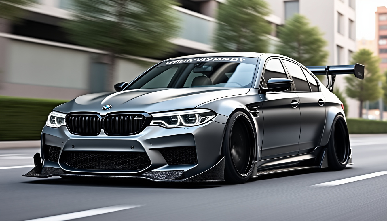 découvrez la bmw m5 préparée par manhart, une berline survitaminée de 900 chevaux alliant puissance, design agressif et exclusivité. plongez dans notre galerie d'images pour admirer ce monstre automobile qui attire tous les regards.