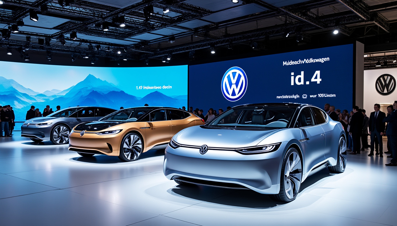 découvrez comment volkswagen révolutionne le marché des véhicules électriques lors du salon de l'automobile de munich en présentant quatre nouveaux modèles accessibles à moins de 25 000 euros. innovation, accessibilité et mobilité verte sont au rendez-vous.