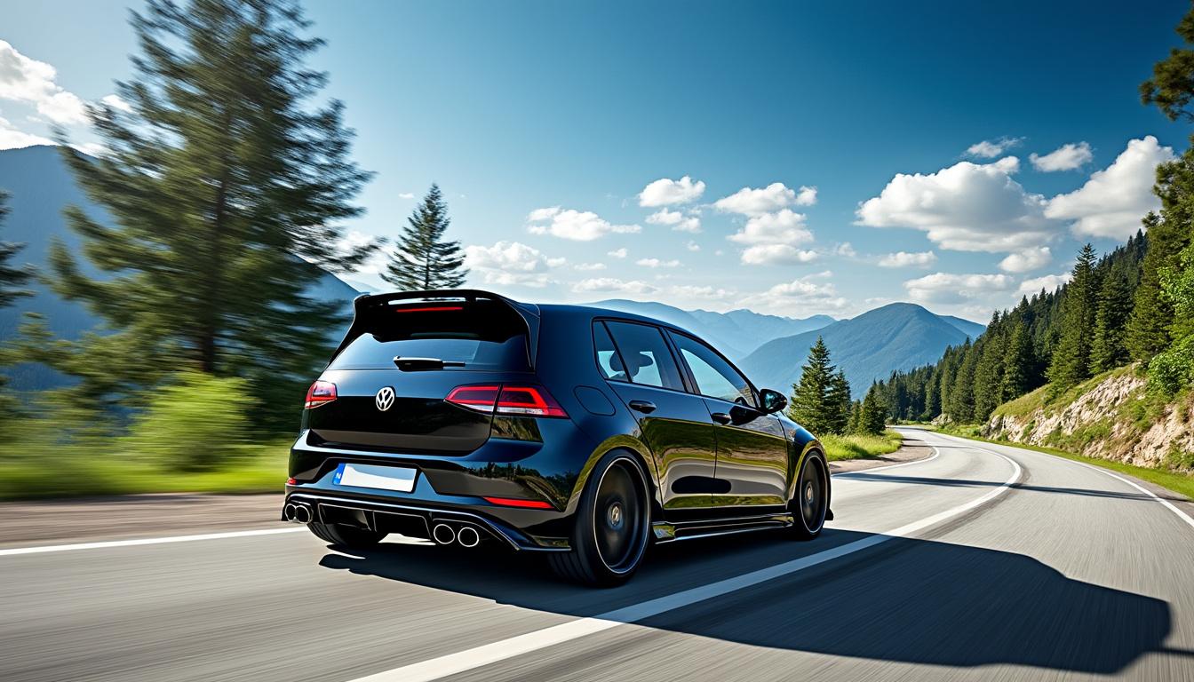 découvrez la nouvelle volkswagen golf r équipée d’un moteur 5 cylindres développant 400 chevaux : design audacieux, performances exceptionnelles et innovations technologiques au rendez-vous !