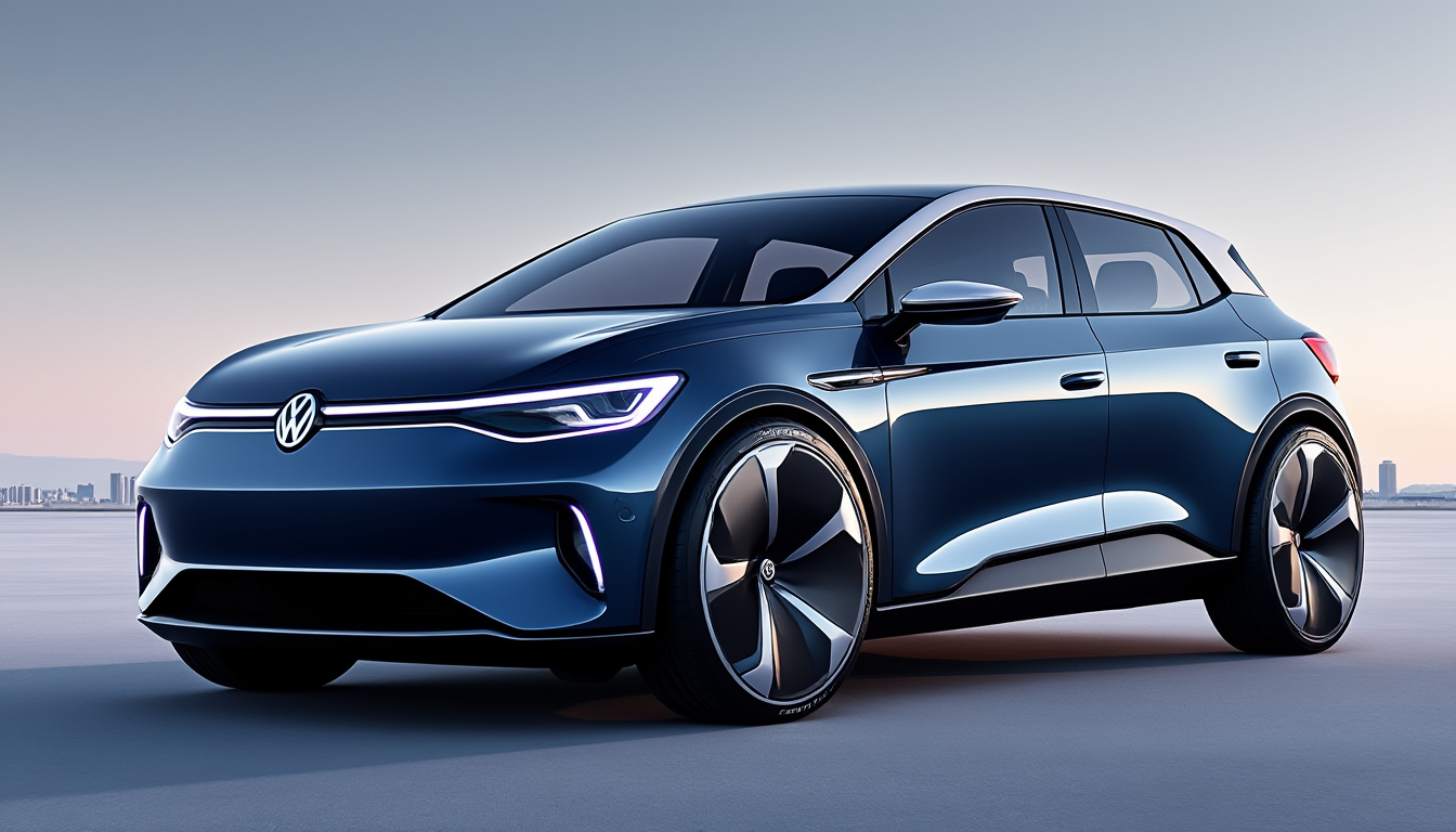 découvrez la volkswagen id.polo, la citadine électrique qui rivalise avec la renault 5 et propose aussi une version sportive gti. performances, design et autonomie réunis dans ce nouveau modèle innovant.