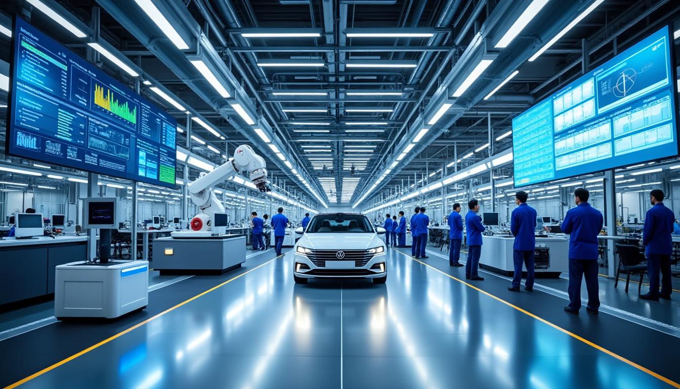 découvrez comment volkswagen révolutionne l'industrie automobile en lançant une plateforme de production numérique avancée, intégrant l'intelligence artificielle pour optimiser l'efficacité et la qualité de fabrication.