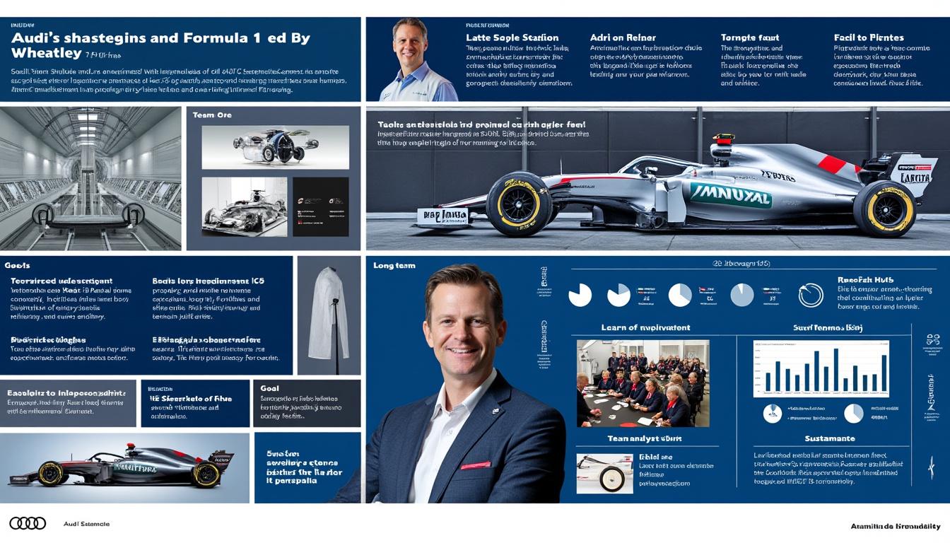 découvrez comment jonathan wheatley détaille la stratégie ambitieuse d’audi en formule 1, dévoilant les objectifs et les plans de l’écurie pour s’imposer sur la grille et viser le succès dans la compétition.