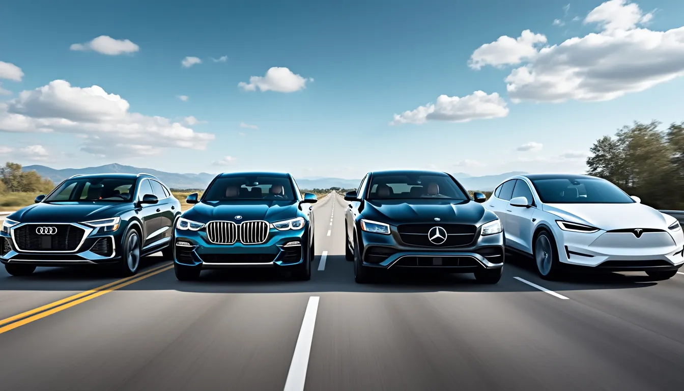 vous hésitez entre l’audi q6, le bmw ix3, le mercedes glc et la tesla model y ? découvrez notre comparatif détaillé de ces grands suv électriques pour savoir lequel se démarque vraiment en termes de performances, d’autonomie et d’équipements.
