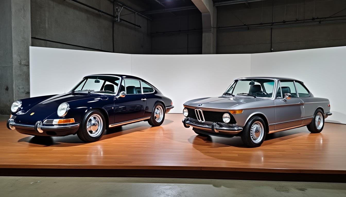 découvrez des enchères exclusives dans le pas-de-calais avec deux légendes automobiles : la porsche 911 et la bmw 2002. ne manquez pas cette occasion unique d’acquérir des modèles emblématiques !