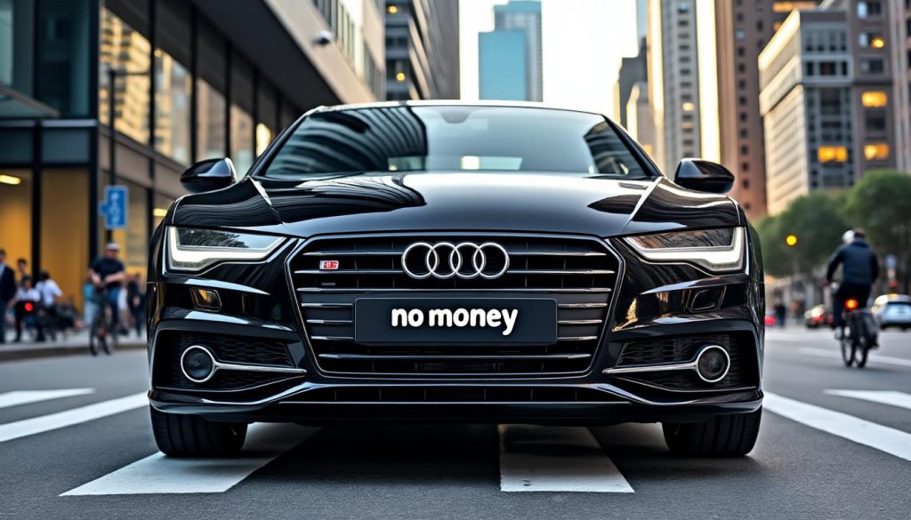 découvrez l'histoire insolite de ce conducteur d'audi a7 arborant la plaque d'immatriculation "no money". un clin d'œil ironique qui suscite curiosité et fascination sur les réseaux sociaux.