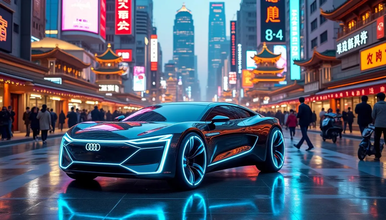 découvrez l'audi e-suv concept, un véhicule électrique innovant conçu pour révolutionner le marché chinois avec son design futuriste et ses technologies de pointe.
