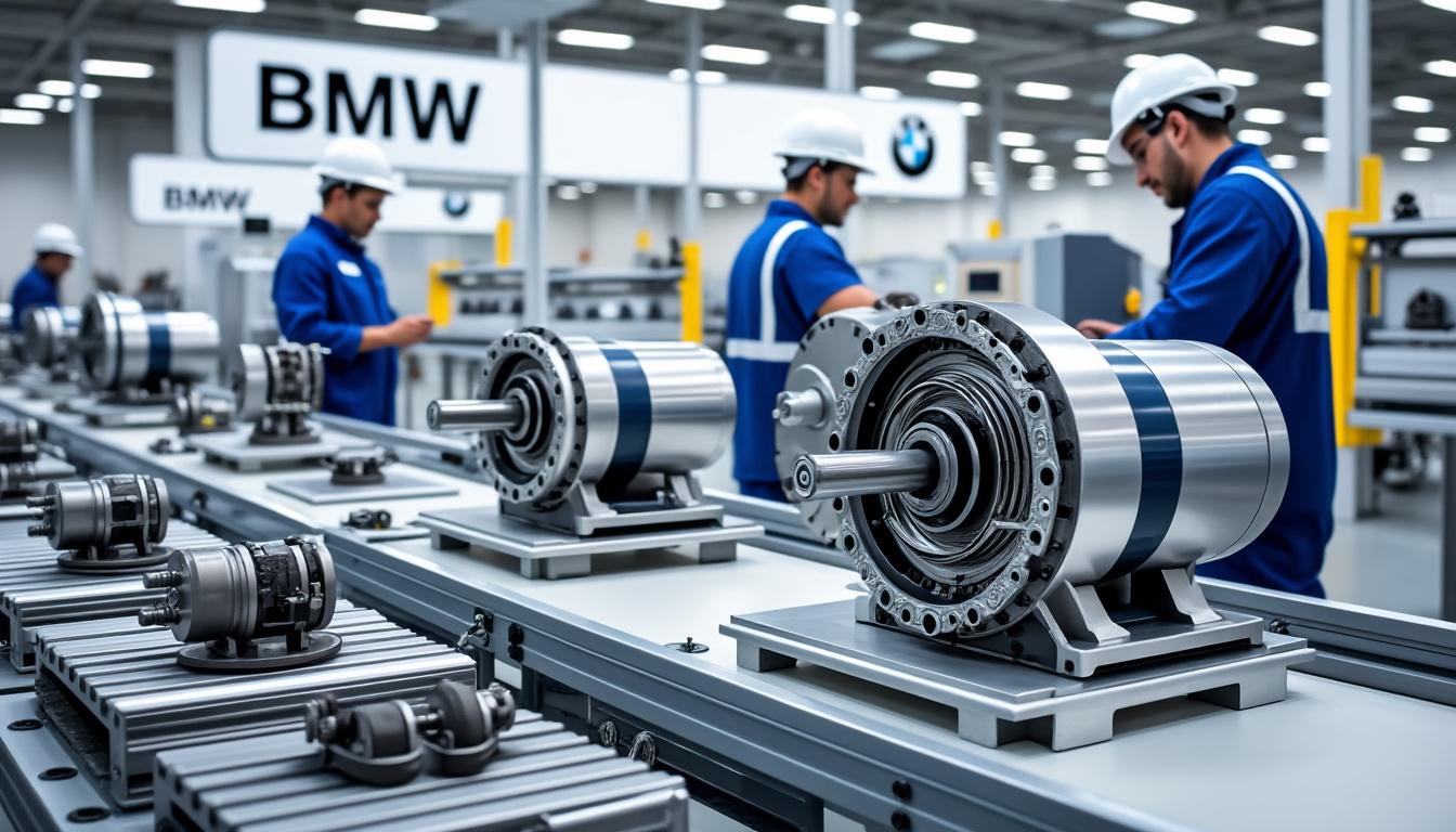 bmw steyr démarre la présérie des moteurs innovants destinés à la nouvelle bmw m3 électrique, alliant performance et technologie de pointe.