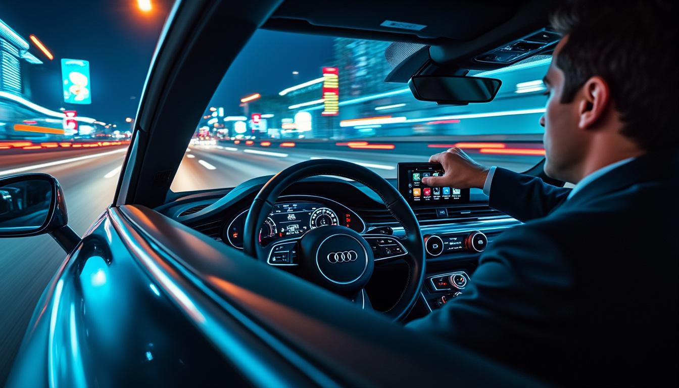 un conducteur roule à 240 km/h sur l'autoroute avec son audi q8, perd le contrôle, quitte la route et termine sa course à la fourrière. découvrez les détails de cet incident impressionnant.