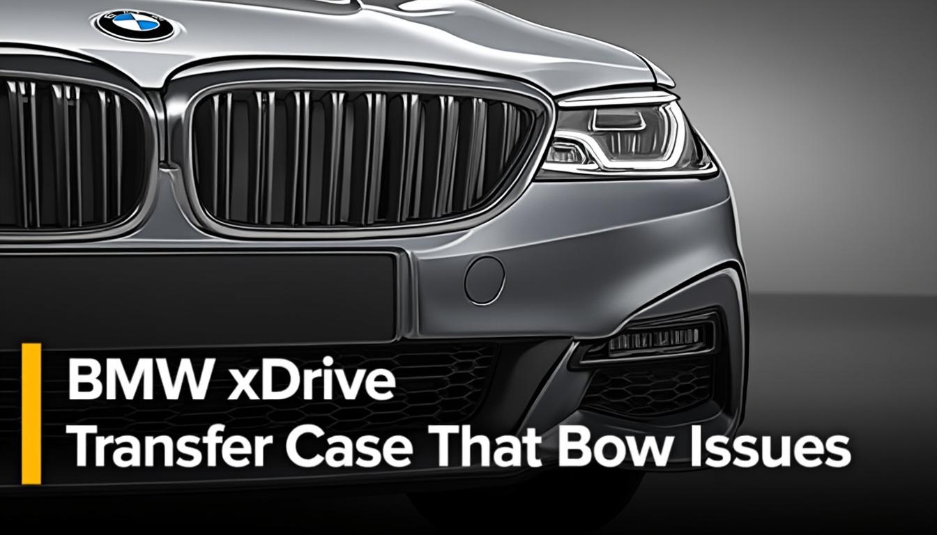 découvrez l'action collective contre bmw xdrive mettant en lumière un problème majeur du boîtier de transfert. informez-vous sur les risques et les démarches pour défendre vos droits.