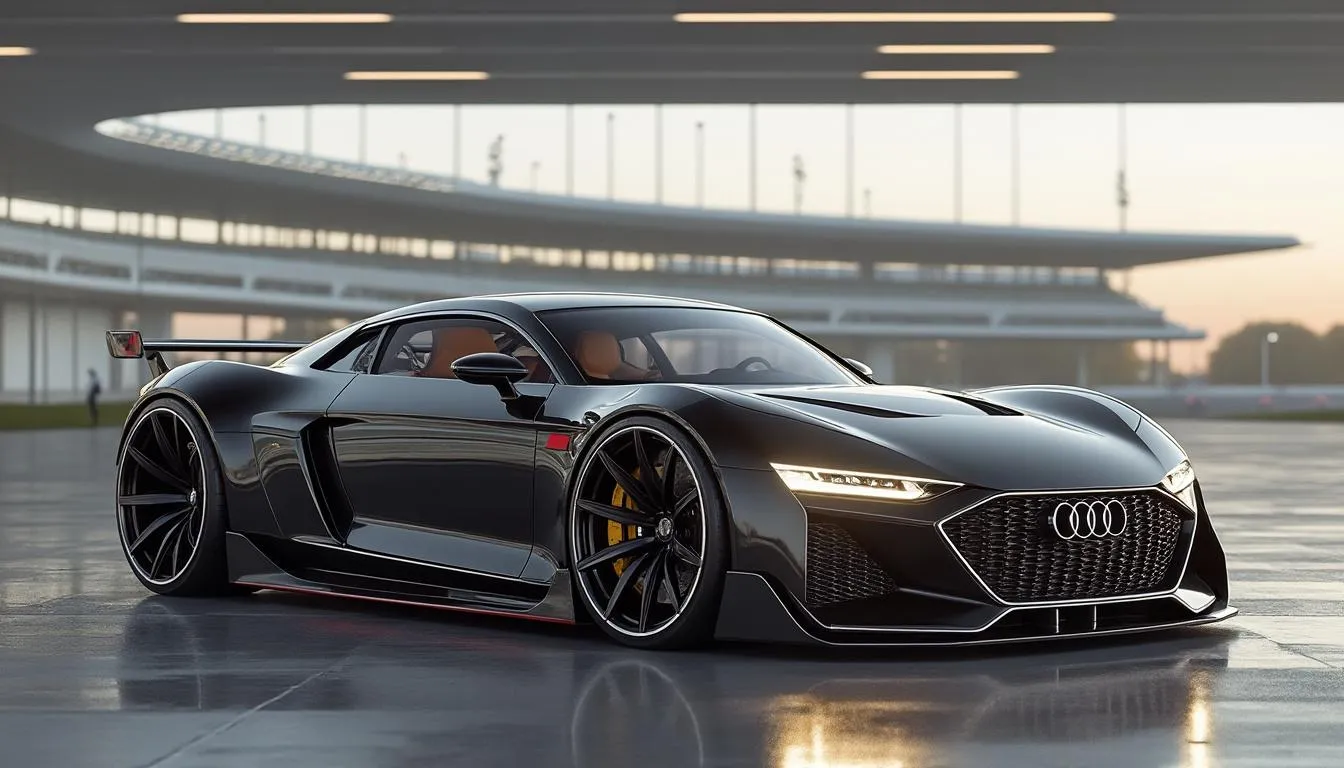 découvrez l'audi gt50 (2025), un hommage puissant et rétro célébrant 50 ans de moteurs 5 cylindres, basé sur la dynamique rs3 pour une expérience de conduite inoubliable.