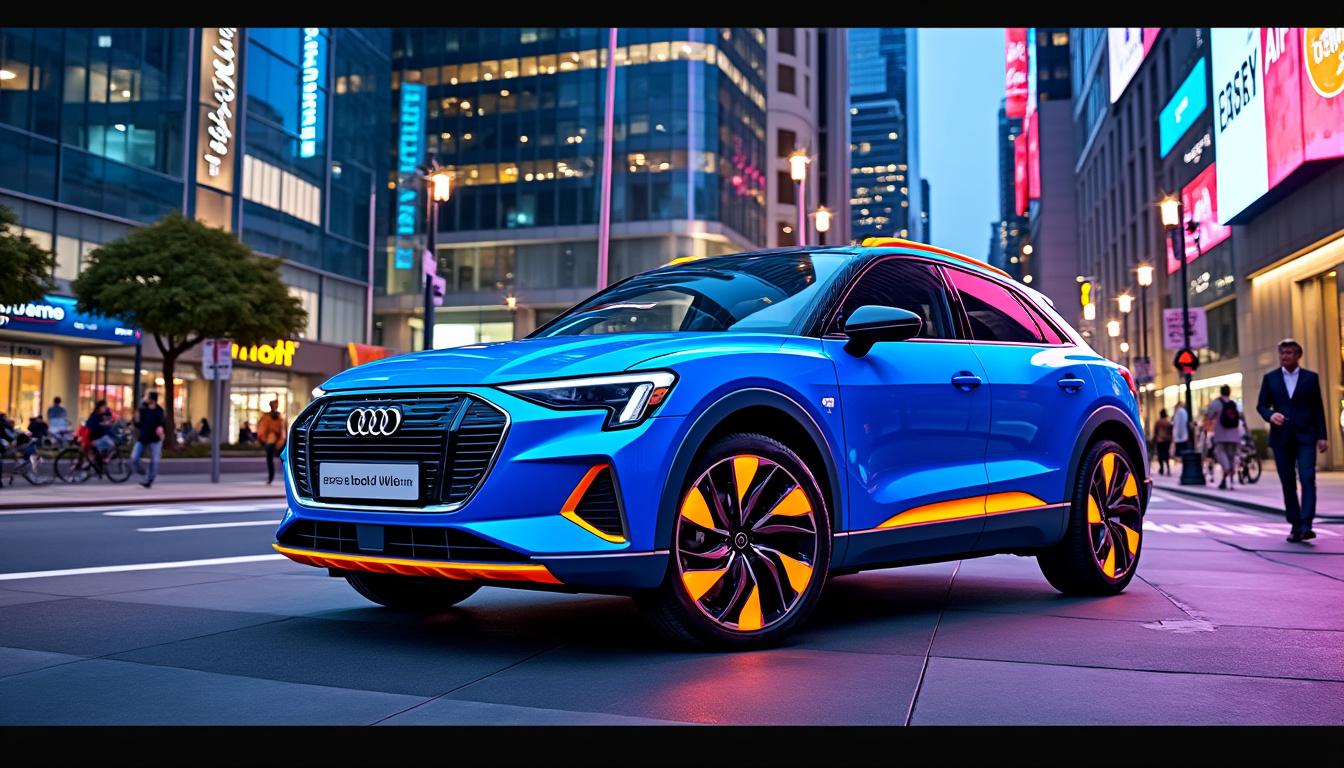 découvrez l'audi q2 e-tron, la compacte électrique innovante conçue sur la plateforme meb+, alliant performance, design moderne et technologie avancée pour une conduite durable et dynamique.