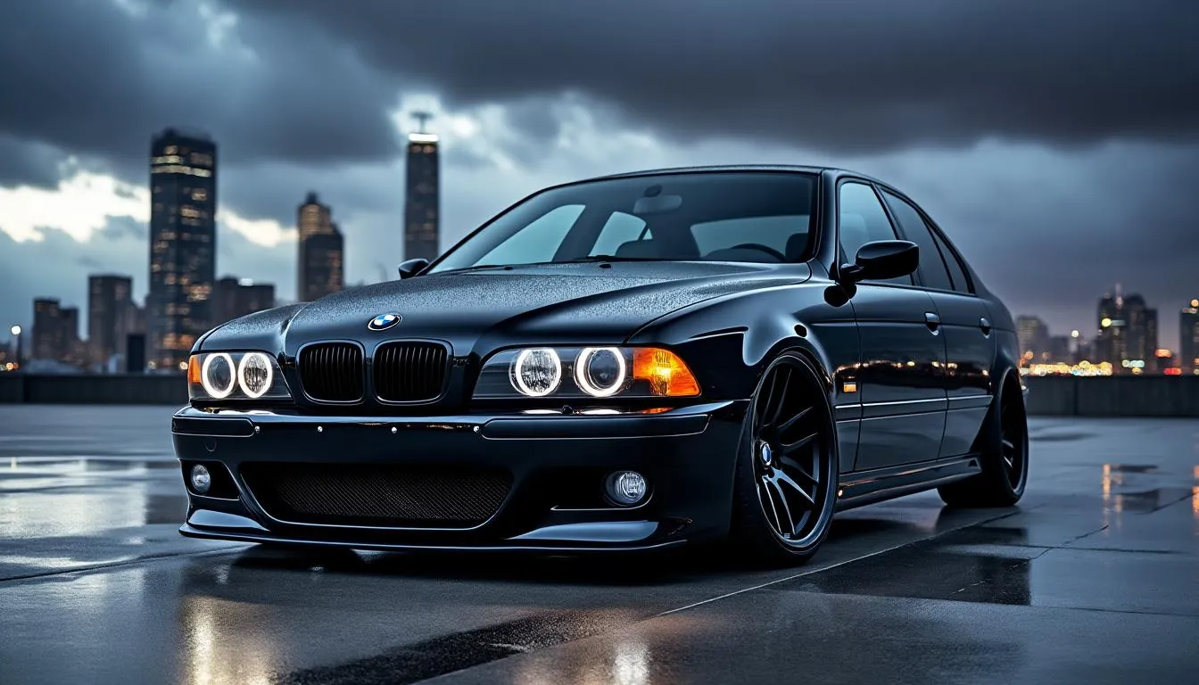 découvrez la bmw m5 e39 de 1998, un modèle iconique qui incarne un retour aux origines et une quête permanente de la perfection automobile.