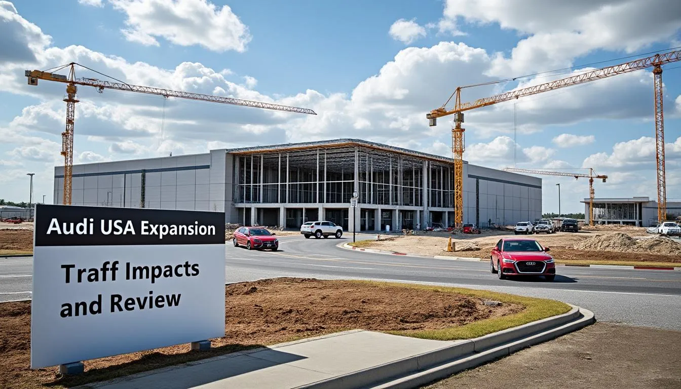 audi revoit son projet d'usine aux états-unis en réponse aux nouveaux tarifs douaniers, analysant les impacts économiques et stratégiques.