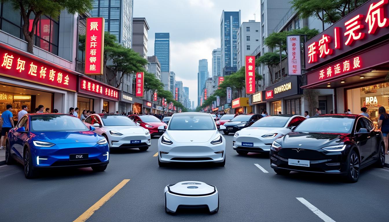 l'ancien patron de volkswagen en chine exprime son admiration pour la montée rapide et impressionnante d'un fabricant de véhicules électriques, une success story captivante dans l'industrie automobile.