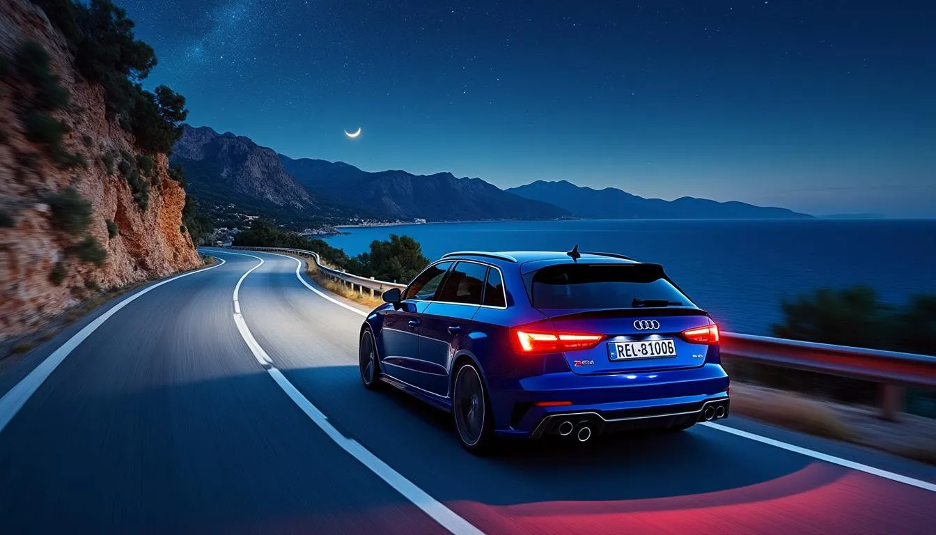 un conducteur dépassant les 300 km/h en audi rs 3 a été repéré par la police grâce à un indice révélateur, mettant en lumière les dangers de la vitesse excessive.