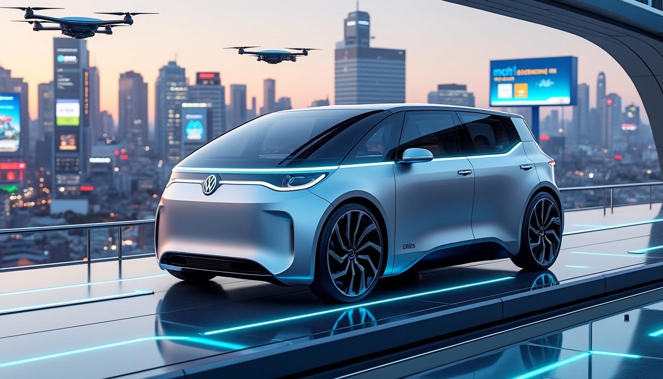 découvrez le volkswagen id. era 9x, un suv hybride rechargeable haut de gamme offrant une autonomie allant jusqu'à 340 km, alliant performance, confort et technologie de pointe.