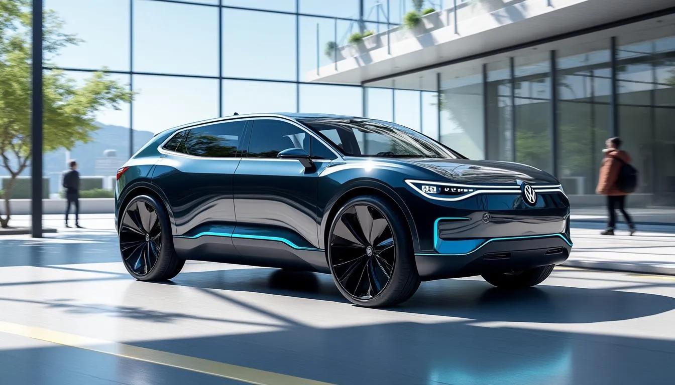 découvrez le volkswagen id. unyx 07, le nouveau suv électrique germano-chinois qui allie innovation, design et performance pour rivaliser avec tesla sur le marché des véhicules électriques.
