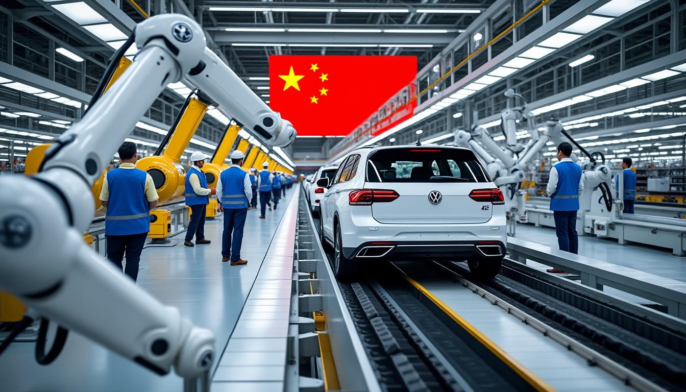 volkswagen adopte une stratégie audacieuse en produisant ses véhicules en chine, visant à conquérir et renforcer sa présence sur plusieurs marchés mondiaux.