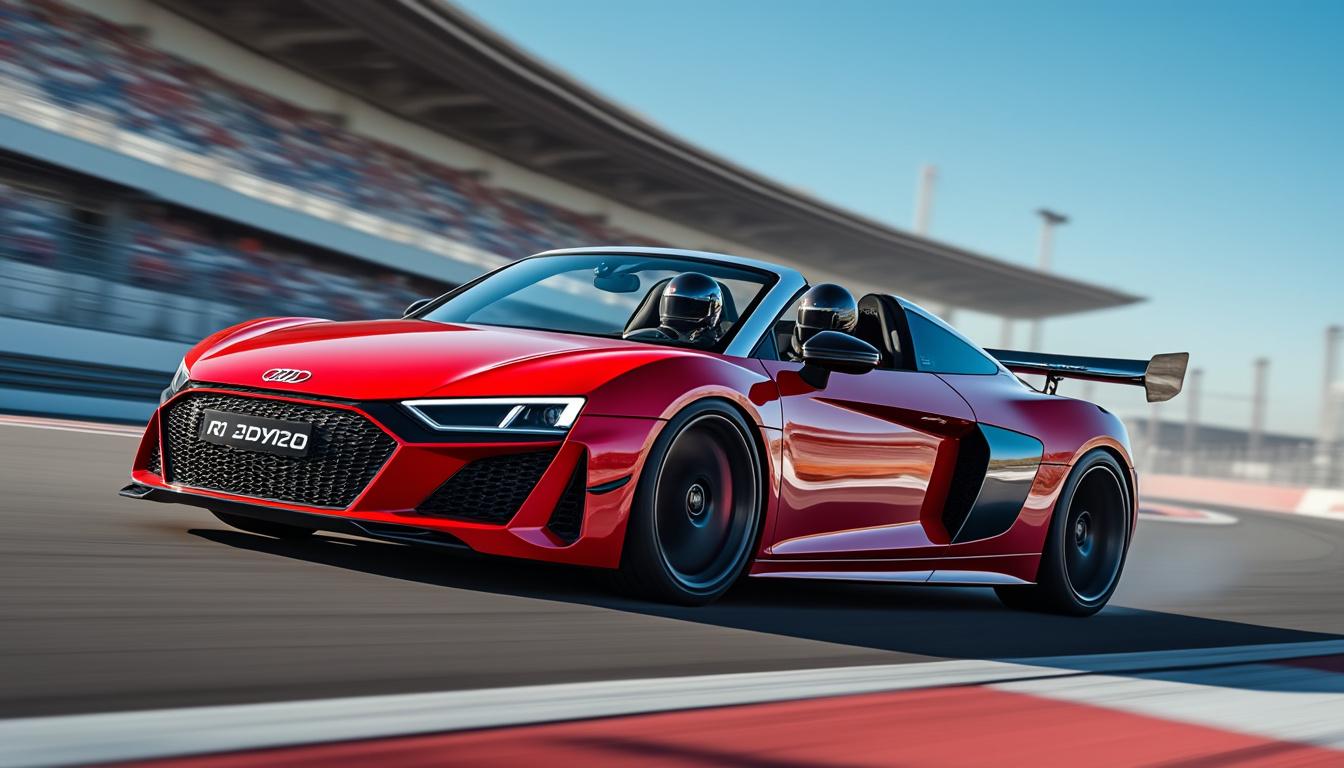découvrez l'expérience unique d'un jeune conducteur de 18 ans au volant d'une audi r8 de plus de 100 000 €, transformant la route en un véritable circuit au mans.