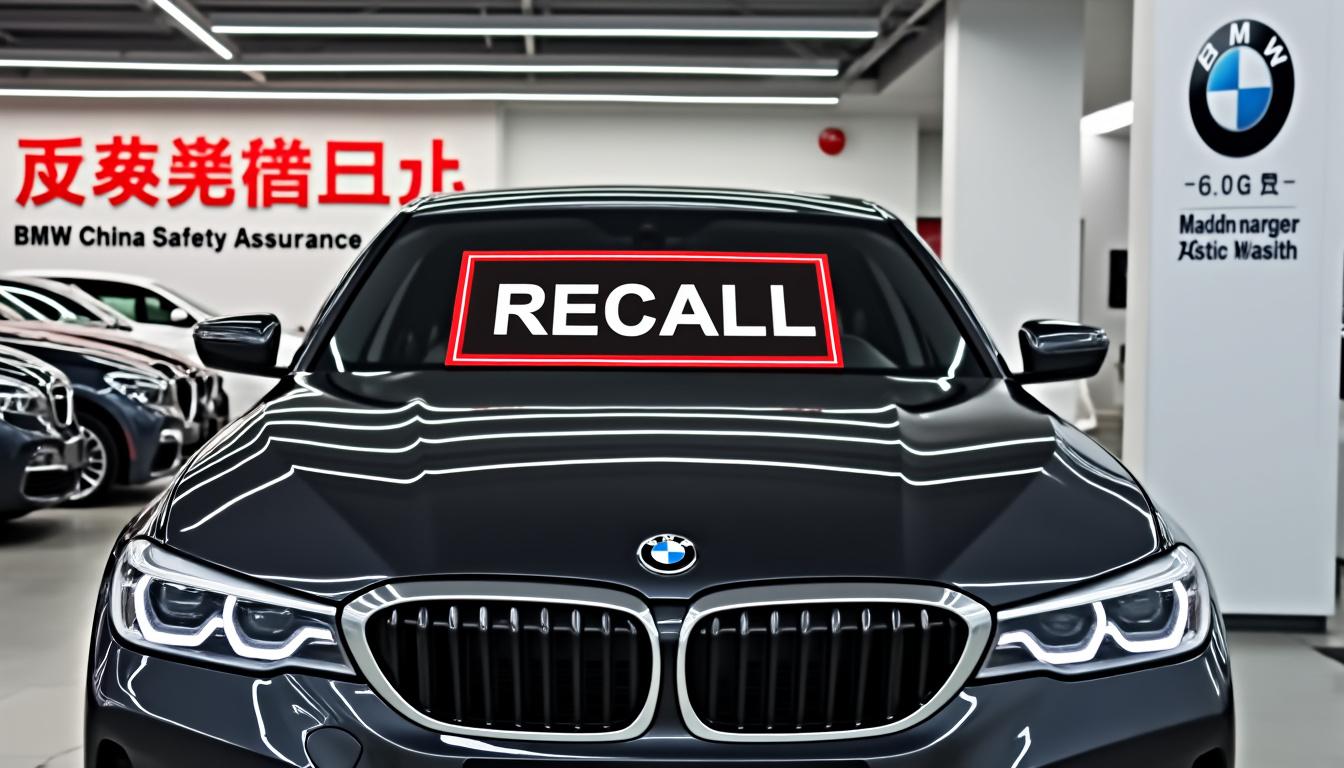 bmw rappelle 180 000 véhicules en chine en raison d'un défaut technique pouvant causer des incendies, afin d'assurer la sécurité des conducteurs.