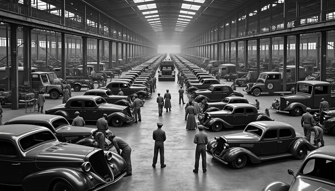 découvrez comment l'industrie automobile allemande a évolué, passant de la fabrication de voitures à la production de chars d'assaut, une transformation surprenante et historique.