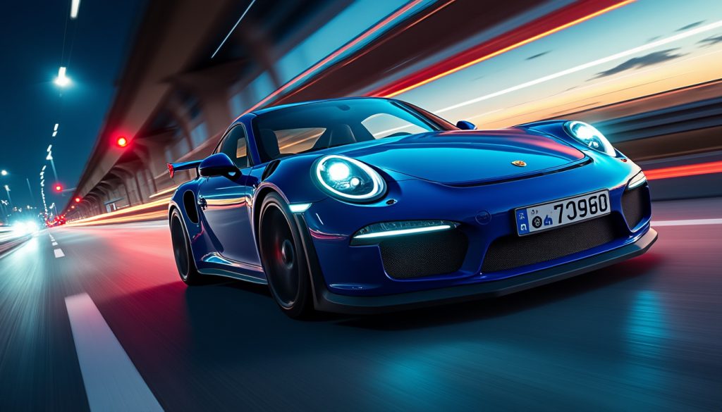 au volant de sa porsche 911 gt3, un automobiliste a été flashé à 312 km/h, soit 182 km/h au-dessus de la limite autorisée.