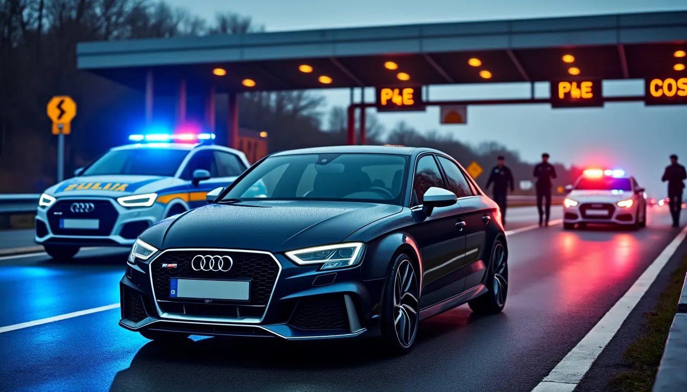 après le vol de son audi, le propriétaire coupe le moteur à distance et piège les trois voleurs jusqu’à l’arrivée des autorités.