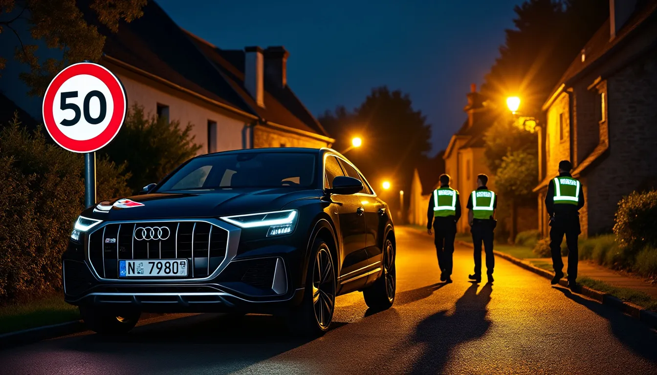 près de lyon, un automobiliste a traversé un village comme s’il était sur l’autoroute. son comportement pourrait lui coûter cher et mettre son permis en danger.