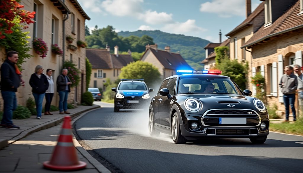 près de lyon, un automobiliste prend un village pour l’autoroute. une confusion qui pourrait lui coûter cher et menacer son permis de conduire.
