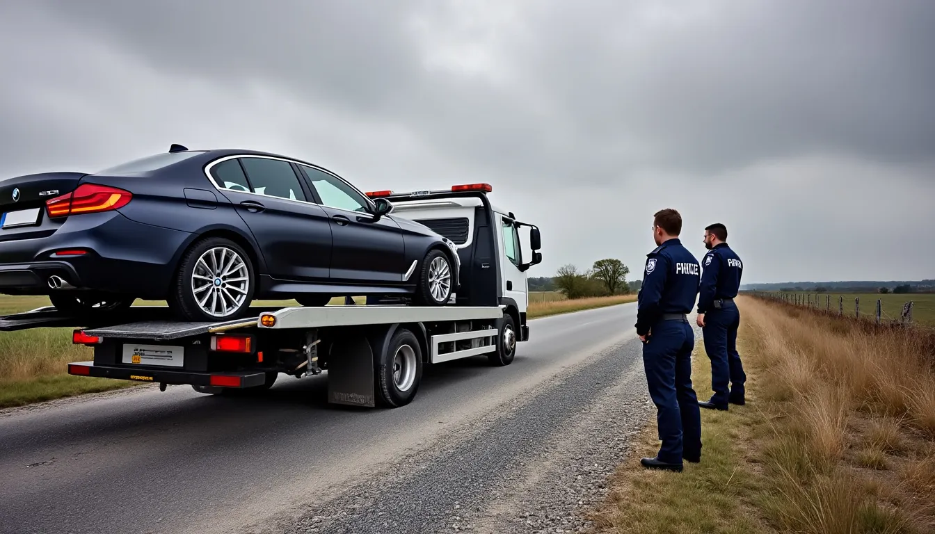 sans permis, un automobiliste a été contrôlé à 161 km/h sur une départementale limitée à 80. sa bmw risque de rester à l’arrêt.