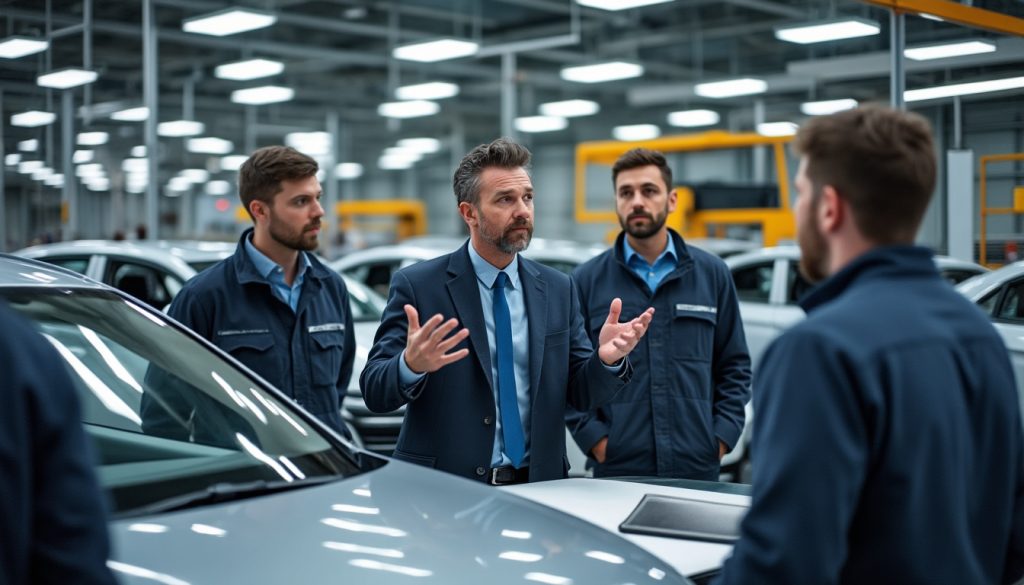 volkswagen rompt ses accords salariaux, suscitant la colère d’ig metall, qui dénonce une « faute grossière ».