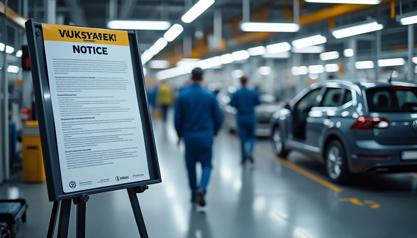 volkswagen rompt ses accords salariaux, provoquant la colère d’ig metall, qui dénonce une « faute grossière ». découvrez les enjeux de cette décision.