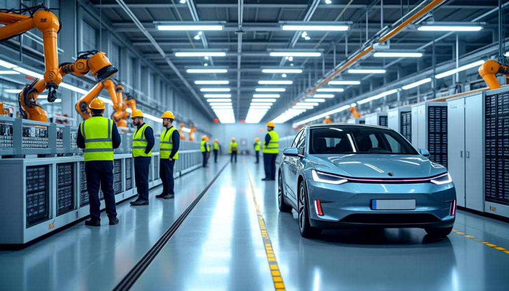 volkswagen s’associe à powerco et gotion pour produire des cellules de batteries en europe et renforcer sa chaîne d’approvisionnement électrique.