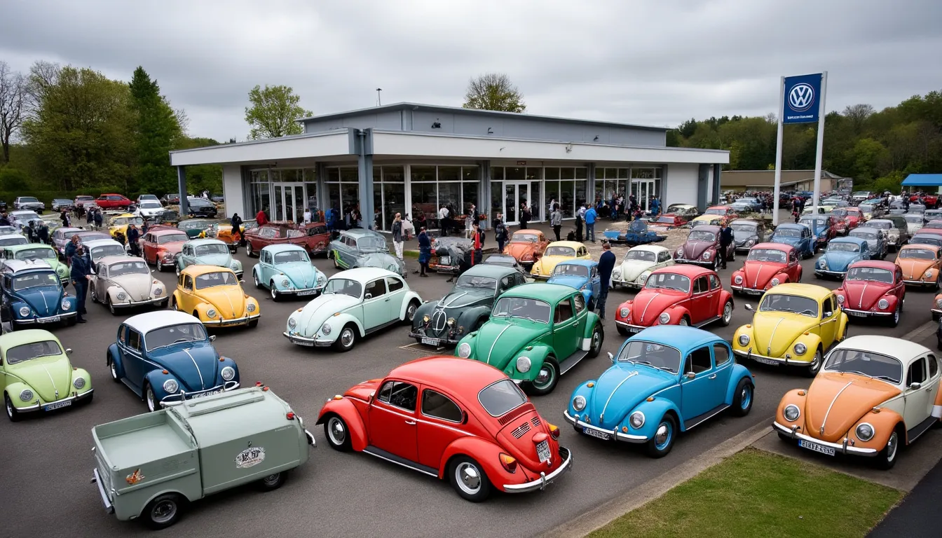 à val de briey, découvrez des volkswagen rares et étonnantes, de la coccinelle à d’autres modèles mythiques, réunies pour le plaisir des passionnés.
