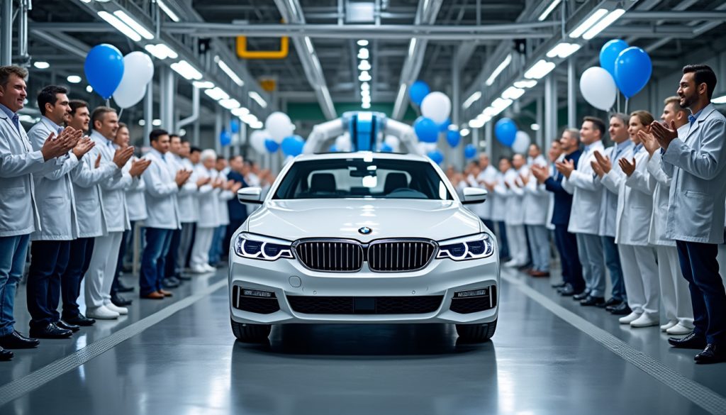 bmw célèbre la production de son millionième véhicule, une étape majeure qui témoigne de son savoir-faire et de son succès industriel.