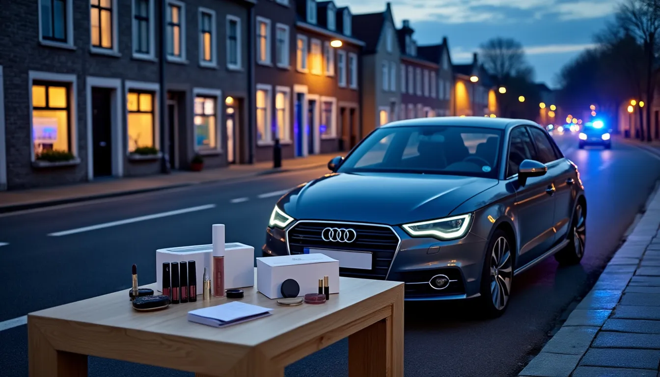 cocaïne, audi a1 et cosmétiques de luxe : la police a saisi un butin estimé à 9 428 €. découvrez les détails de cette opération.