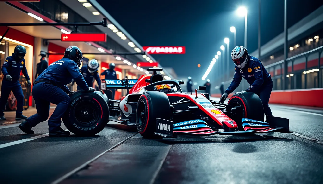 au gp d’azerbaïdjan de f1, audi et williams se distinguent à bakou par leur efficacité lors des arrêts aux stands.